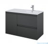 Elita Split szafka podumywalkowa z koszem cargo prawa 100x63x46cm Anthracite mat 168154